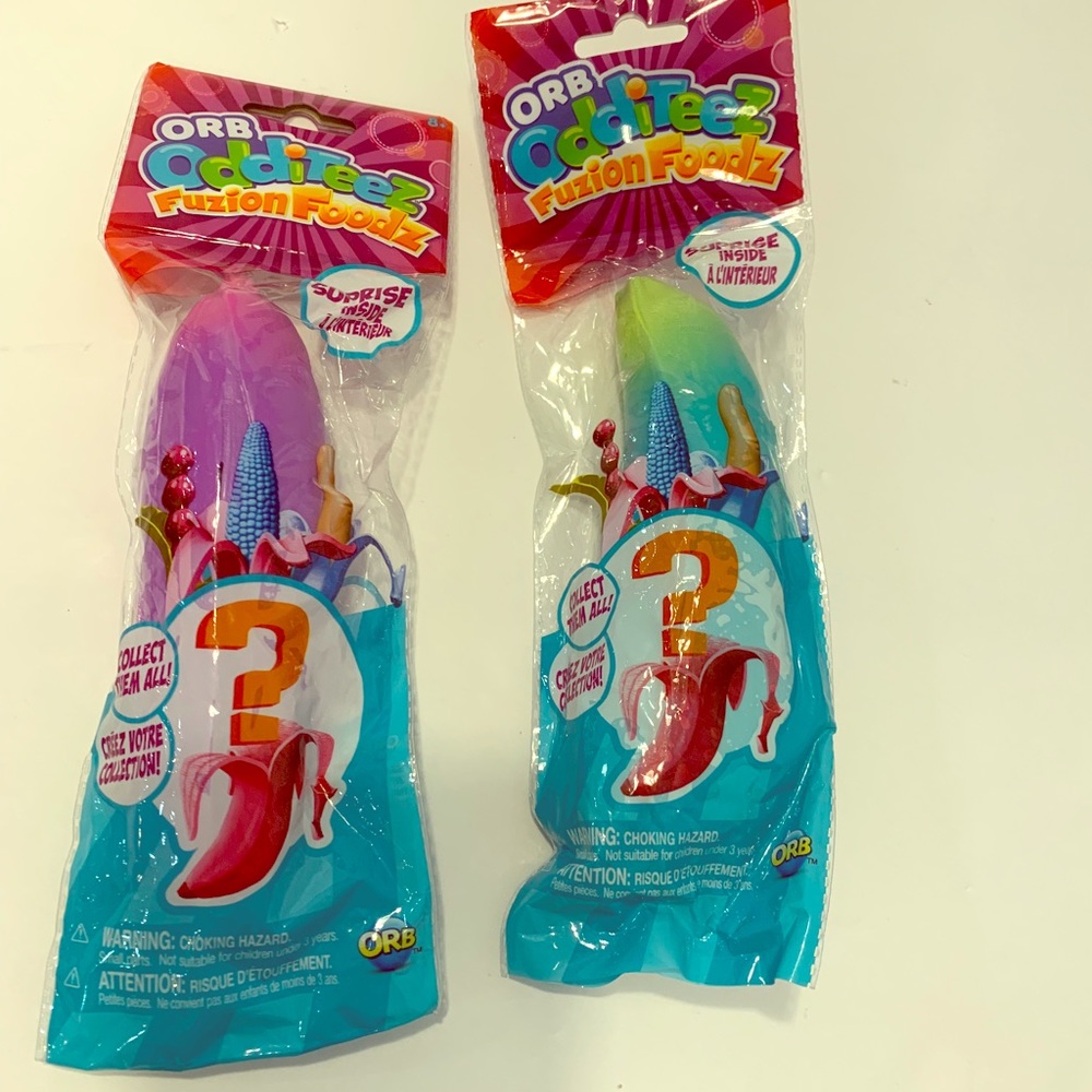 ORB ODDITEEZ FUZION FOODZ PURPLE AND BLUE